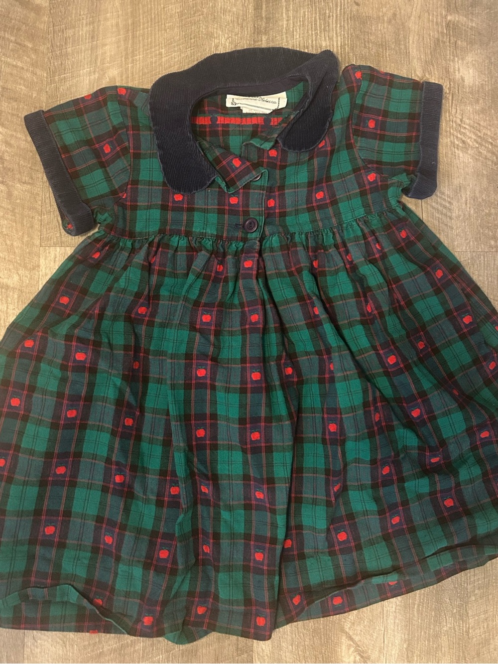 Vintage Apple Print Dress | Catherine Rebecca